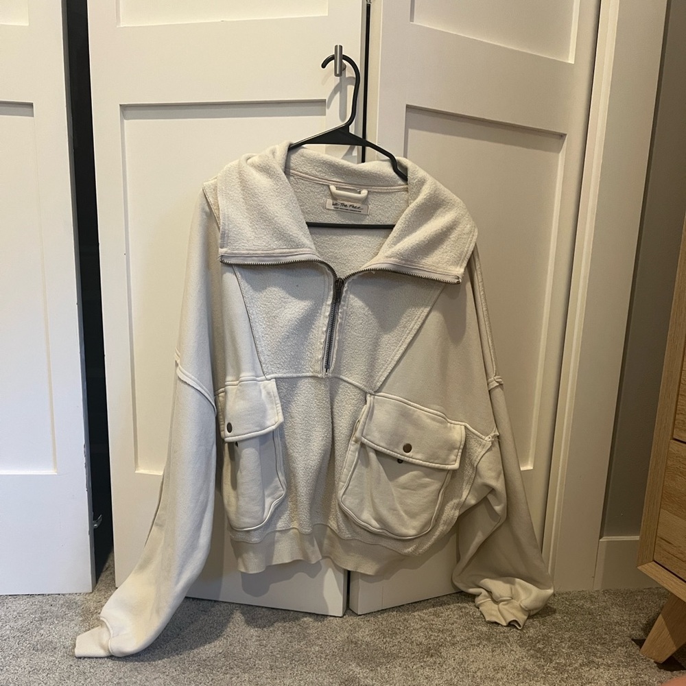 We The Free Cream Teddy Jacket